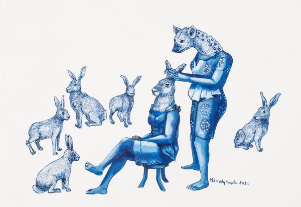 Mamady Seydy, Une hyène ne dort pas avec des lièvres, 2024