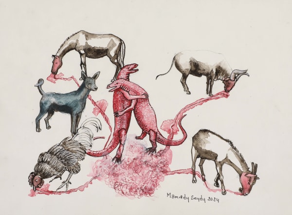 Mamady Seydy, La querelle des lézards (conte), 2024