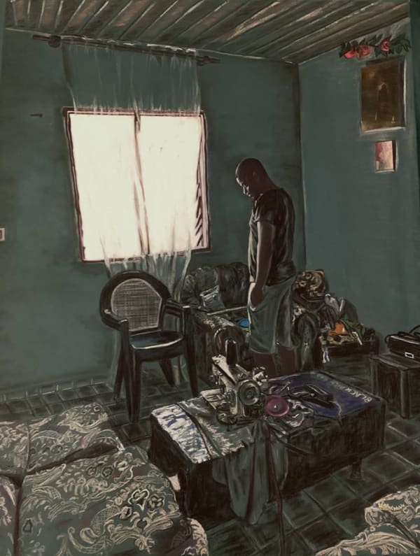 Wilfried Mbida, Le fil à coudre, 2023