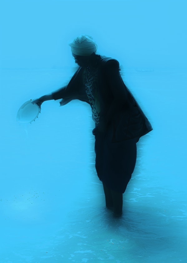 Nyaba Léon Ouedraogo, Germaine Acogny à l'embouchure de Saint-Louis, 2022