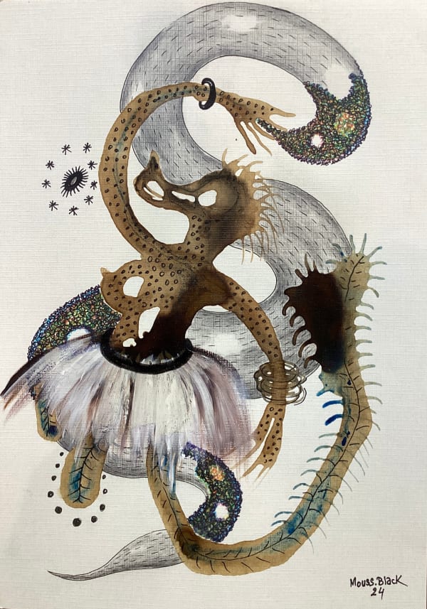 Mouss Black, Sans titre, 2024