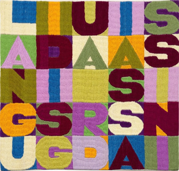 Alighiero Boetti, Languidi Sguardi Assassini, 1989