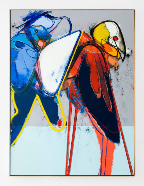 Daniel Richter, Die entspannten Lebern, 2022