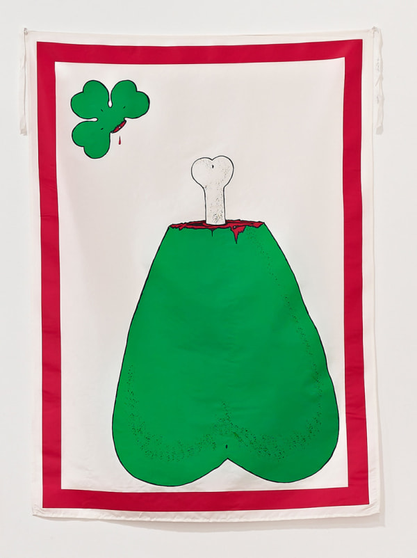 Mike Kelley, Unlucky Clover - From the Series "Pansey metal/Clovered Hoof", 1989