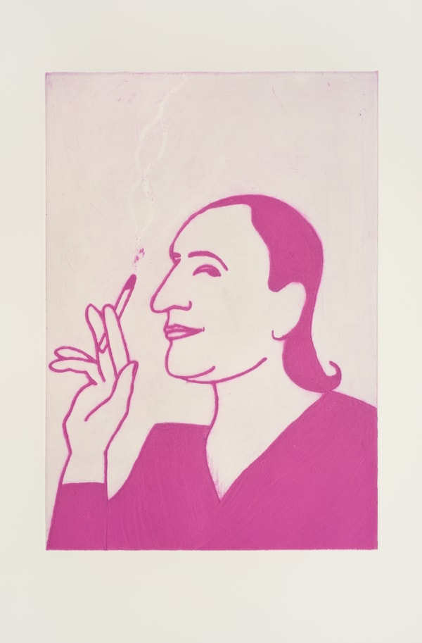 Kate Boxer, Muriel Belcher (Mounted)