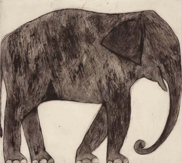 Kate Boxer, Elephant (Unframed)