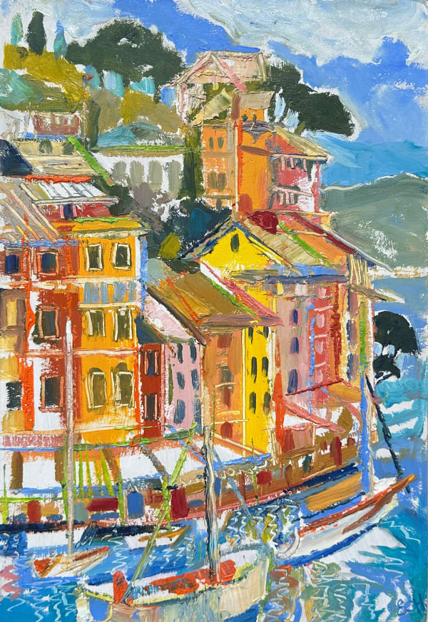 Emma Haggas, Boats at Portofino