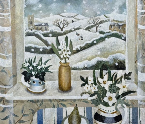 Sarah Bowman, Hyancinths and Snowdrops