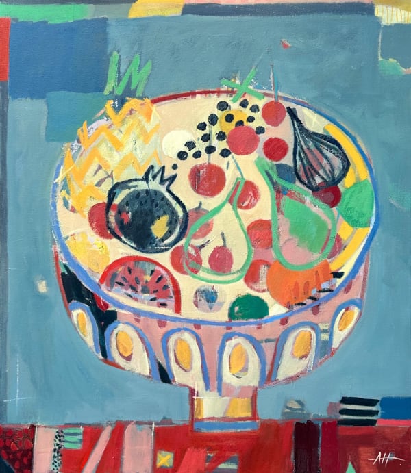 Anna Hymas, Tropical Fruit Bowl Still Life