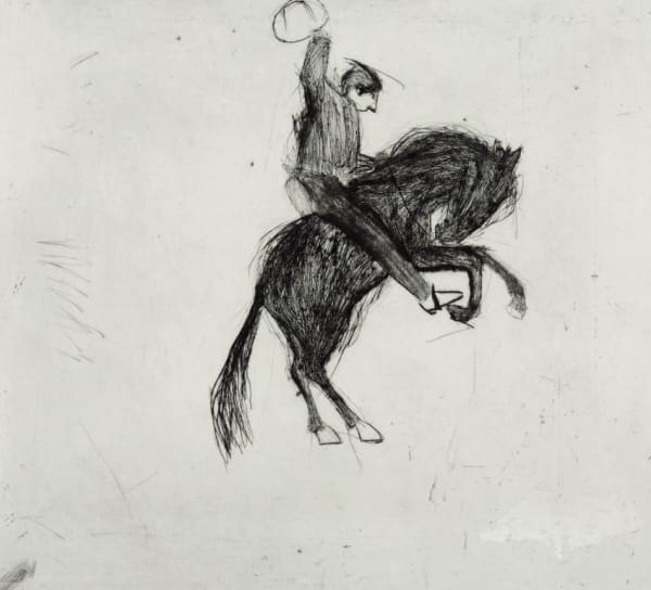 Kate Boxer, Bucking Bronco (Unframed)