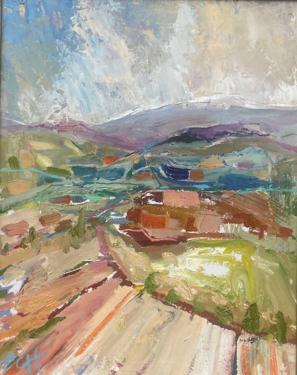 Emma Haggas, Across The Valley, Provence (Hungerford Gallery)