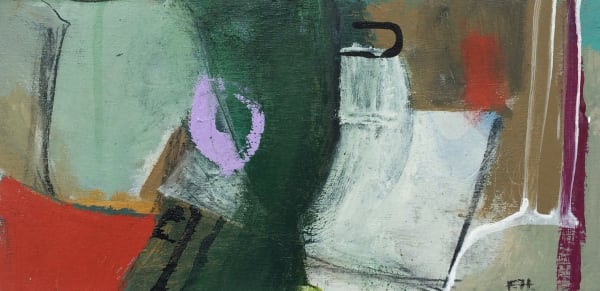 Felice Hodges, Aqua Jug and Purple, 2016