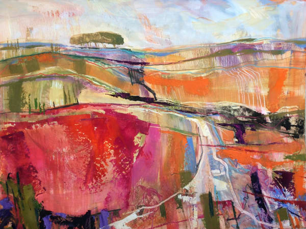 Emma Haggas, Autumn Trees on Salisbury Plain