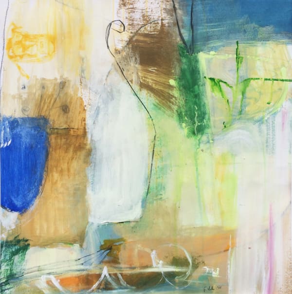 Felice Hodges, Vase with Blue Cup