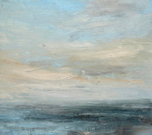 Louise Balaam, Turquoise and Gold, Coast (London Gallery)