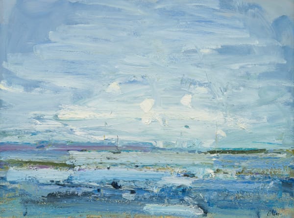 Richard Colson, High Tide on the Staithe (London Gallery)