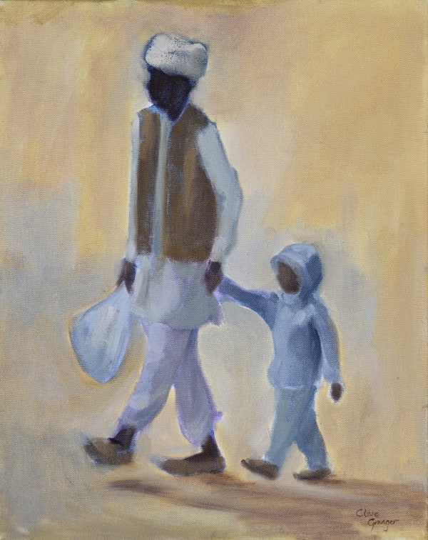 Clare Granger, With Grandpa