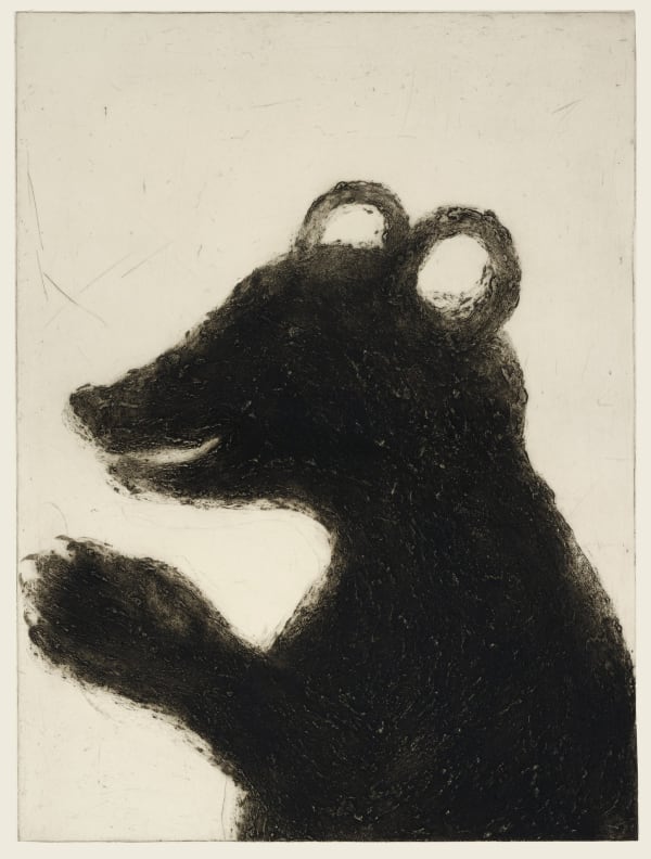 Kate Boxer, Bear (profile) (Unframed)
