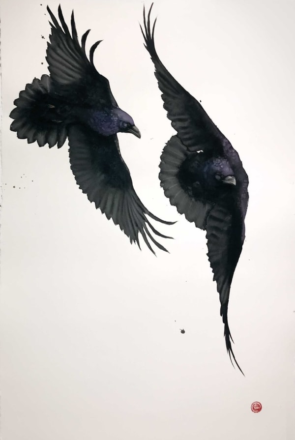 Karl Martens, Ravens II (Unframed)