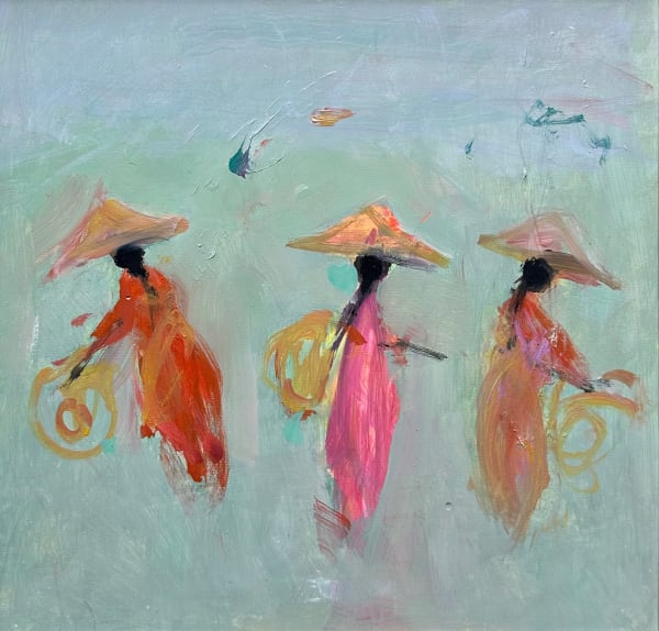 Ann Shrager, Three Tea Pickers II