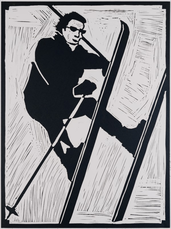 Dione Verulam, Courtship (Skis) (Unframed)