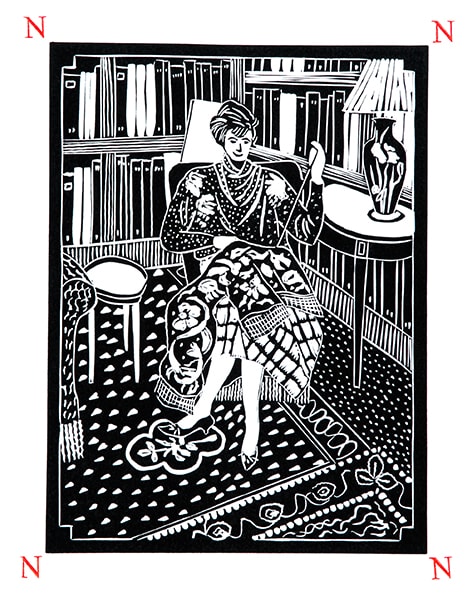 Dione Verulam, n is for needlework (Unframed)