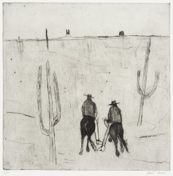 Kate Boxer, Yellow Sky (Unframed)