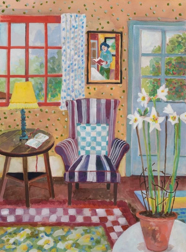 Lottie Cole - Interior with Amaryllis