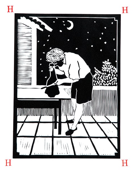 Dione Verulam, h is for holiday (Unframed)