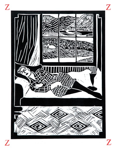Dione Verulam, z is for zzzs (Unframed)