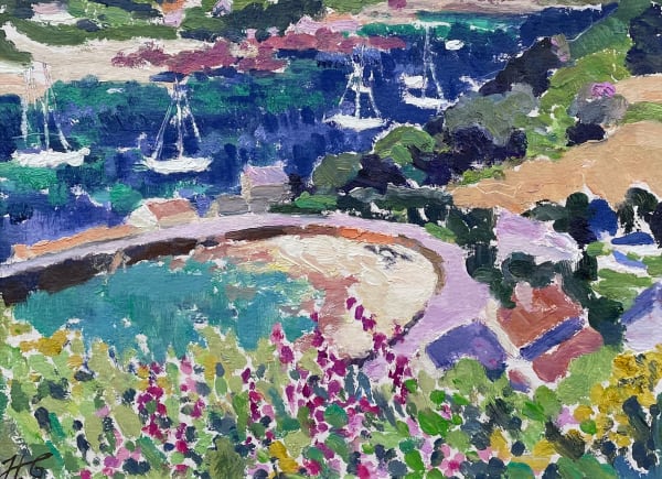 Hugo Grenville, Looking Down on New Grimsby Harbour (London Gallery)
