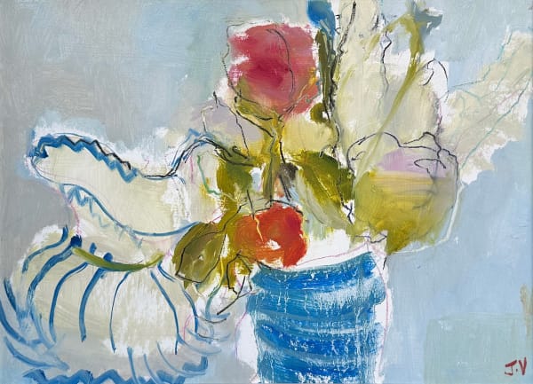 Jo Vollers, Blue Vase (London Gallery)