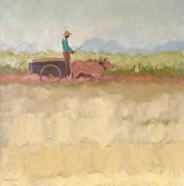 Clare Granger, Oxen Cart (London Gallery)