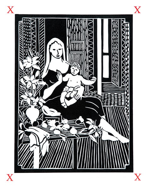 Dione Verulam, x is for christmas (Unframed)