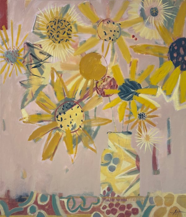Anna Hymas, Sunflowers IV (Hungerford Gallery)