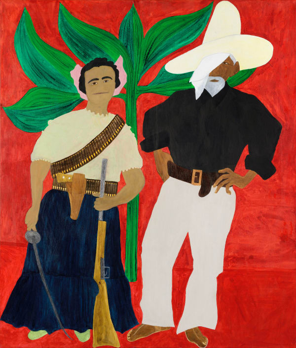 Kate Boxer, Las Soldaderas V - Clara de la Rocha with her father General Herculano de la Rocha