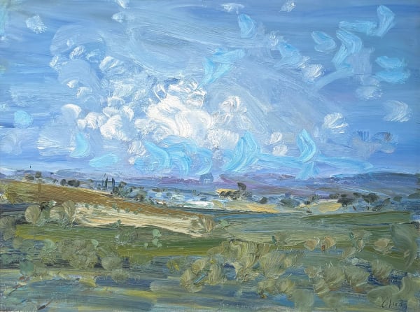 Richard Colson, Across the Valley (Hungerford Gallery)
