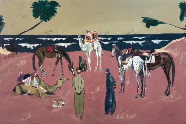 Max Leuchars, Afternoon Meeting on Banana Beach (London Gallery)