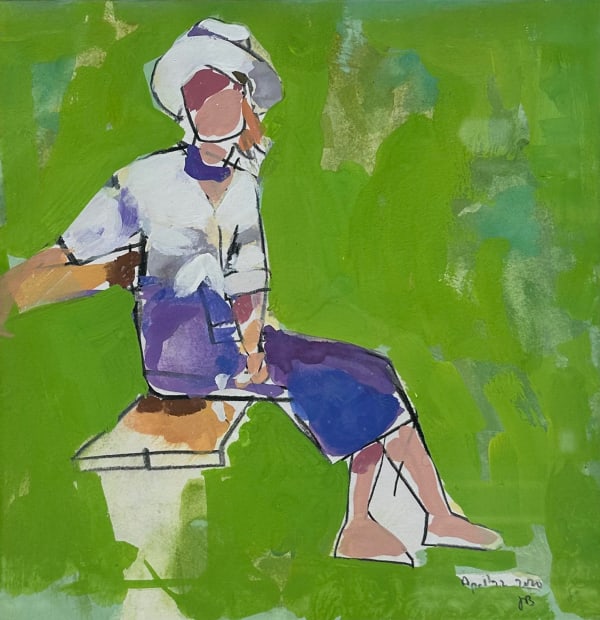 Julian Bailey, Lakeside Figure (Hungerford Gallery)