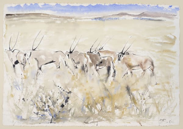 Christine Seifert, Departing Eland (Hungerford Gallery)