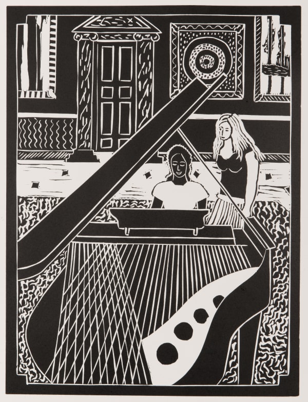 Dione Verulam, The Piano (Unframed)