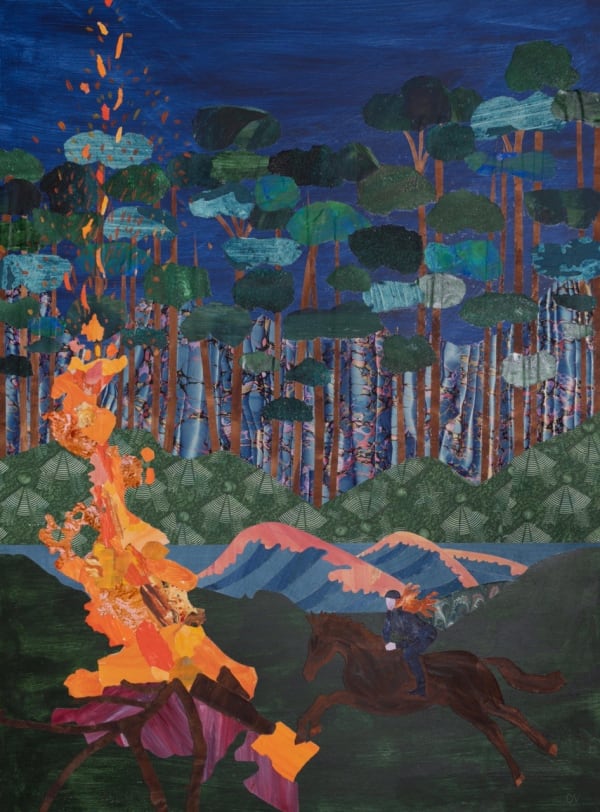 Dione Verulam, Brünnhilde and the Pyre beside the Rhine