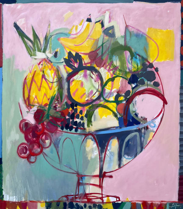 Anna Hymas, Tropical Fruit Bowl (Unframed) (London Gallery)