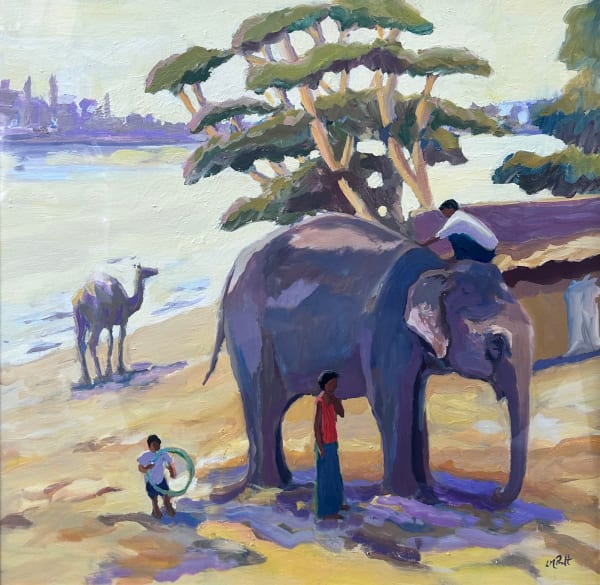 Lucy Pratt, Morning Spruce-Up, Delhi