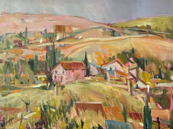 Emma Haggas - French Farmhouse, the Luberon (Hungerford Gallery)