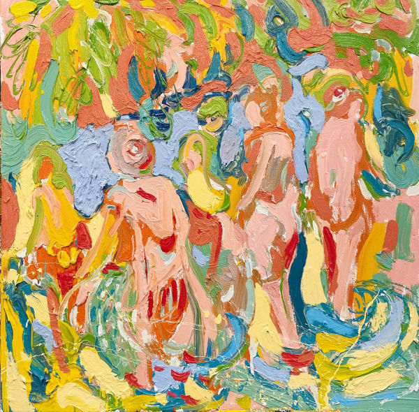 Paul Wadsworth, Ganges Bathers (Hungerford Gallery)