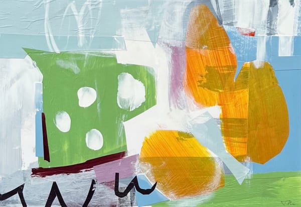 Jane Martin - Small Green Jug and Three Pears (London Gallery)