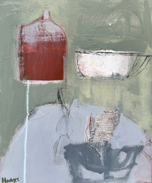 Felice Hodges, Still Life with Hessian