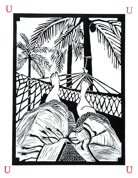 Dione Verulam, u is for under the sun (Unframed)