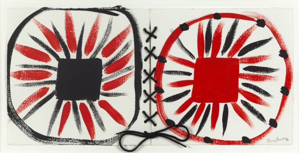 Sir Terry Frost (1915 - 2003), Laced Red and Black 1994